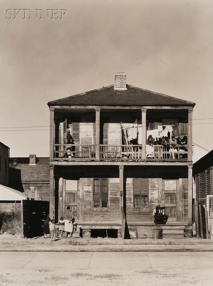 Appraisal: Walker Evans American - Negro House New Orleans Louisiana printed