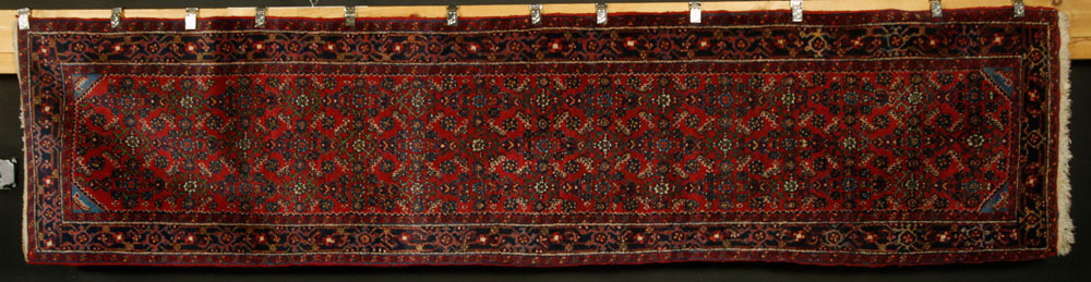 Appraisal: - Antique Persian Runner Antique Persian runner with Bijar design