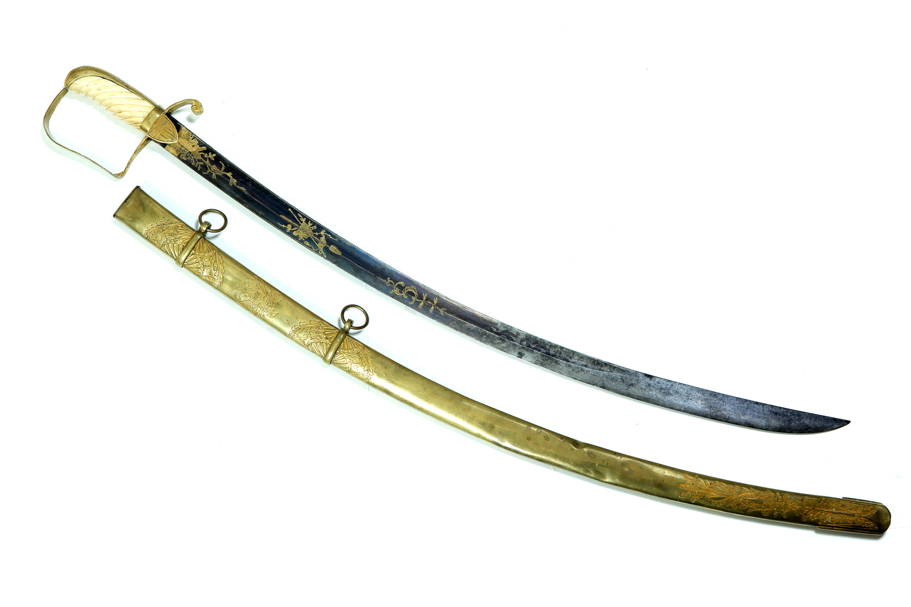 Appraisal: AMERICAN OFFICER'S CAVALRY SABER Early th century most likely the