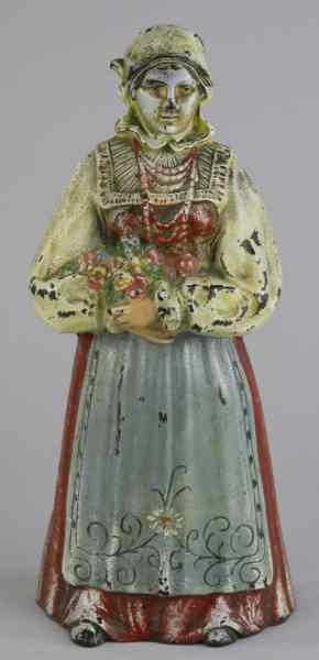 Appraisal: PEASANT GIRL DOORSTOP Judd Co '' '' portrays peasant girl