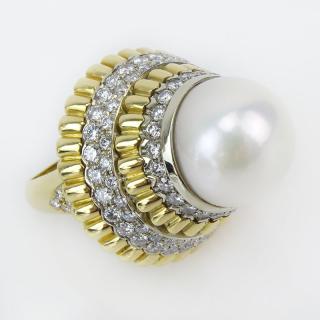 Appraisal: Very Fine Vintage Van Cleef Arpels Pearl Round Brilliant Cut