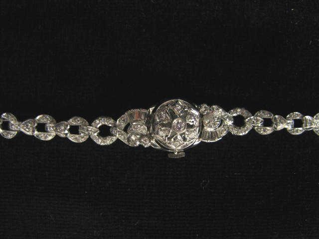 Appraisal: Diamond Hamilton Ladies Wristwatch diamonds totaling carats in k white