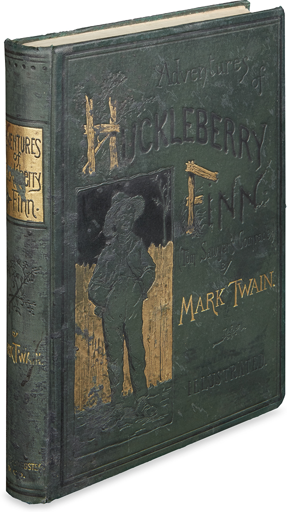 Appraisal: TWAIN MARK Adventures of Huckleberry Finn Frontispiece and text illustrations