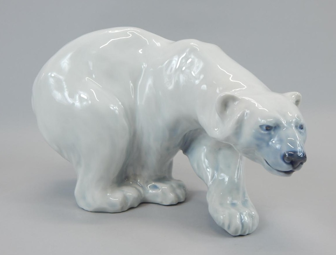 Appraisal: A thC Royal Copenhagen porcelain figure of a Polar bear