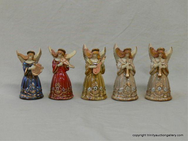 Appraisal: Set of Ceramic Angel Bells - each with its own