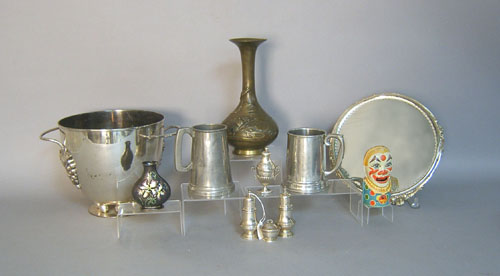 Appraisal: Miscellaneous metalware to include sterling plate pewter etc