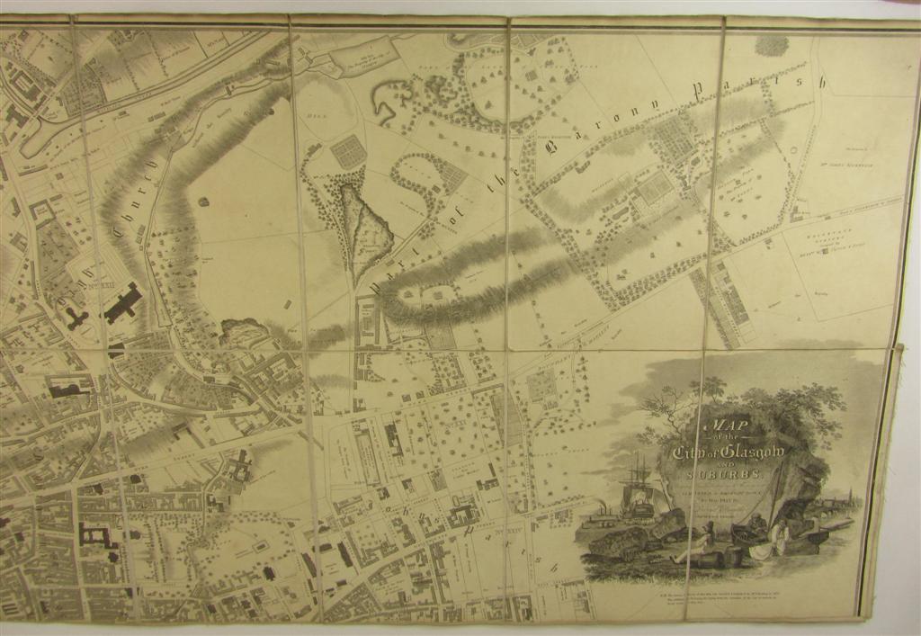 Appraisal: Glasgow - Smith David Map of the city of Glasgow