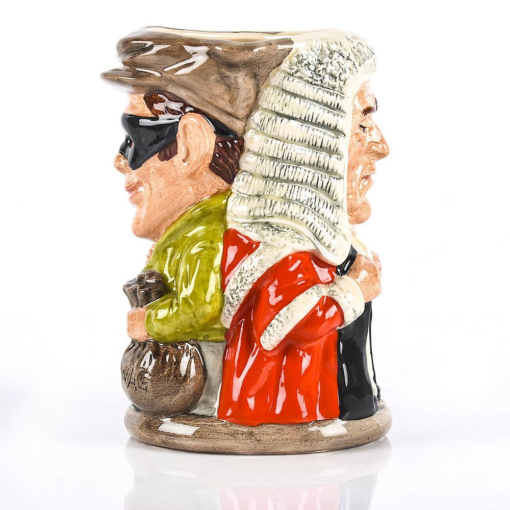 Appraisal: ROYAL DOULTON TOBY JUG THE JUDGE AND THEIF D Double