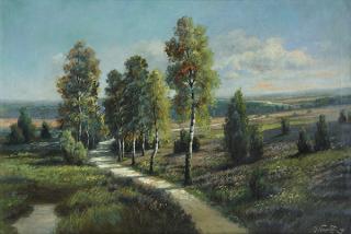 Appraisal: Painting Nikolai Obolenskii Nikolai Obolenskii Russian Ukranian - Path Through