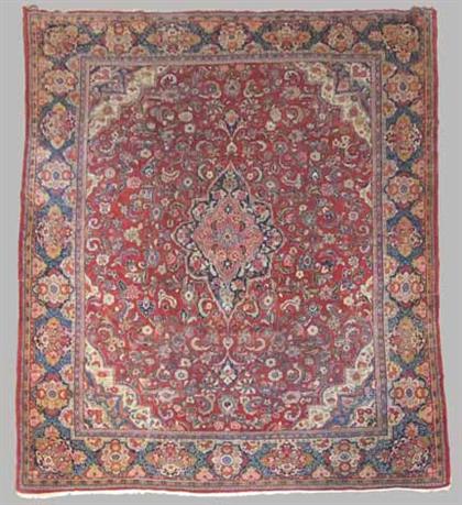 Appraisal: Mahal carpet west persia circa mid th century ft x