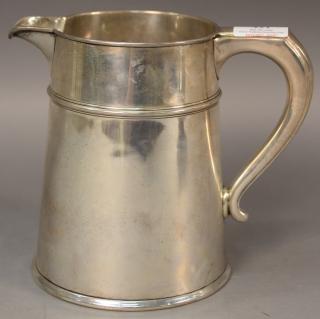 Appraisal: Gorham sterling silver pitcher monogrammed ht in troy ounces Gorham