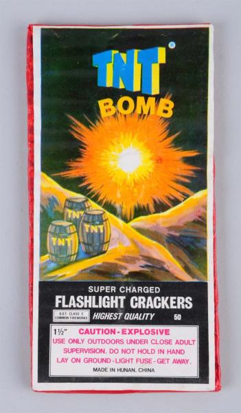 Appraisal: TNT Bomb Pack Firecrackers Class Condition Excellent Size -