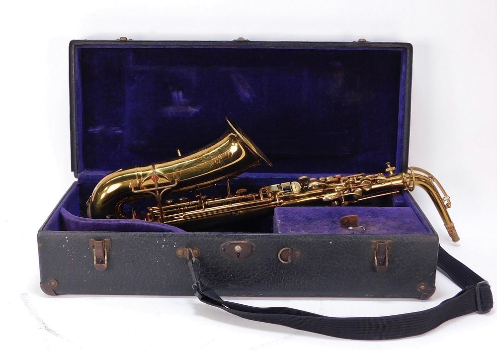 Appraisal: C Buescher True-Tone Low Pitch Alto Saxophone Indiana Circa Buescher