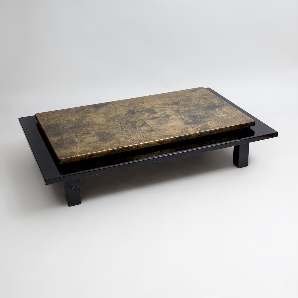 Appraisal: Lacquer and Gold Leaf Low Table x x in Condition