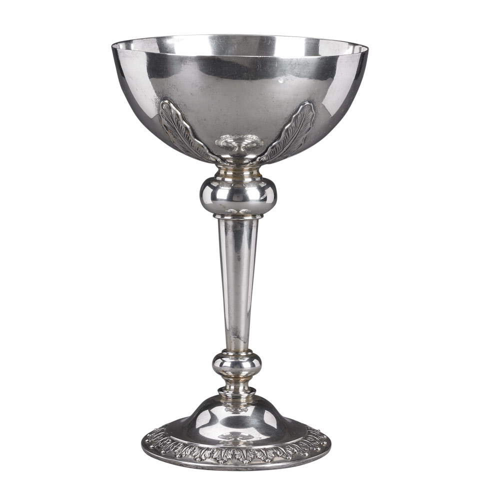 Appraisal: Edwardian Silver Pedestal Footed Bowl Robert Stewart London height cm