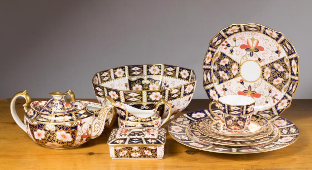 Appraisal: SIXTY-SIX PIECE ENGLISH ROYAL CROWN DERBY CHINA SET Traditional Imari