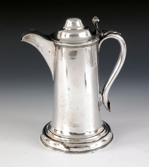 Appraisal: Philadelphia silver flagon ca bearing the touch of George B