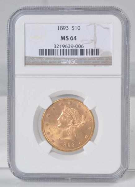 Appraisal: Liberty Gold NGC MS