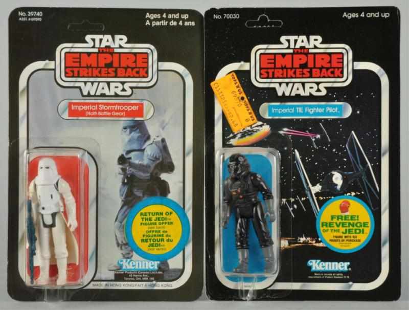 Appraisal: Lot of Star Wars Carded Figures Description Empire Strikes Back