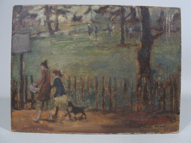 Appraisal: Charles Horwood British - In the Park oil on board