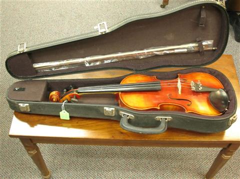 Appraisal: VIOLA WITH BOW in case Provenance Gordon Keller Music Company