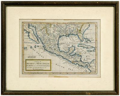 Appraisal: th century map North America Mexico quot A Map of