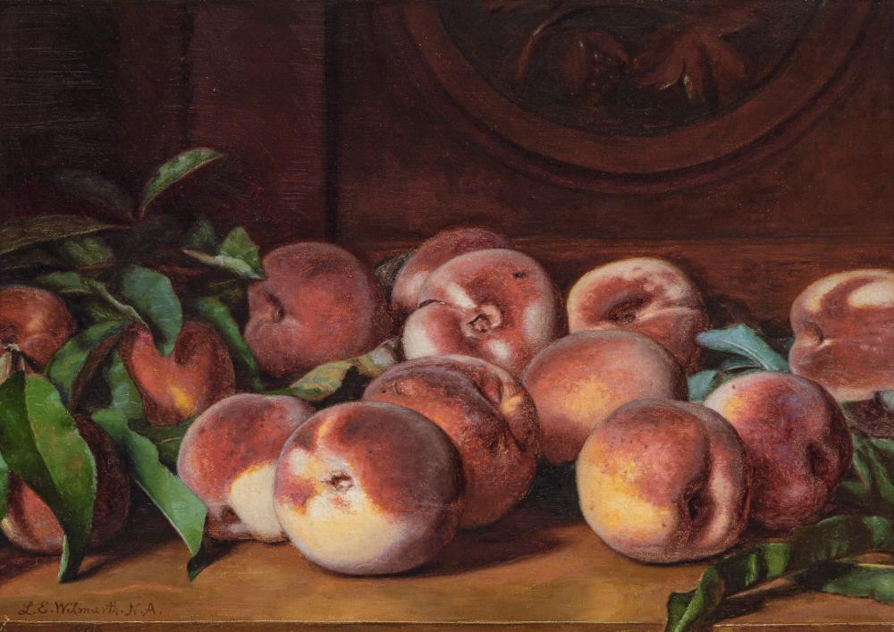 Appraisal: LEMUEL EVERETT WILMARTH American - Still Life with Peaches oil