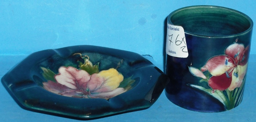 Appraisal: Moorcroft small Vase decorated in the Clematis design height cm