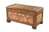 Appraisal: STORAGE CHEST - Early th c Chinese camphor wood storage