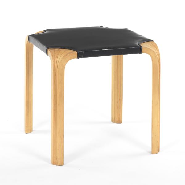 Appraisal: Alvar Aalto X-Leg Stool x x Model for Artek originally