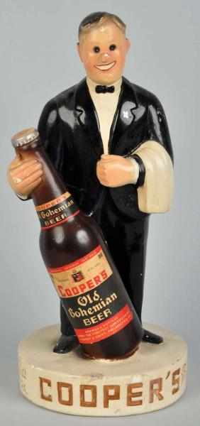 Appraisal: Plaster Coopers Beer Advertising Figure s Original finish Minor paint