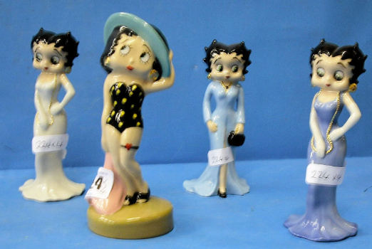 Appraisal: Wade Betty Boop Figures Uptown Girl Material Girl Material Girl