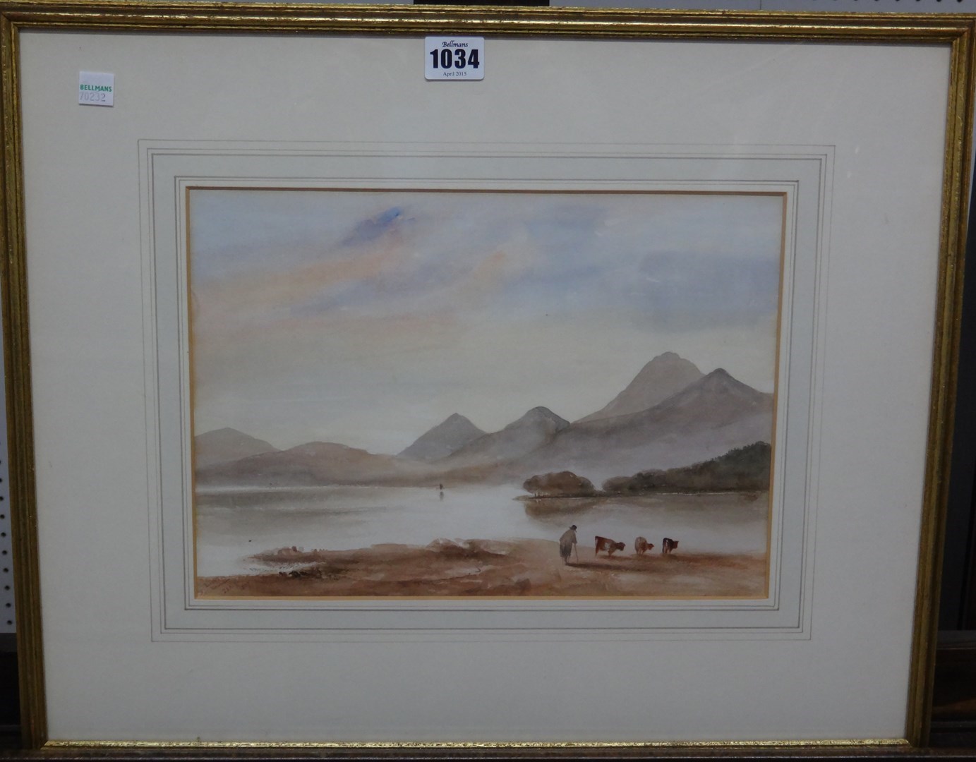 Appraisal: George Bryant Campion - Loch Tay Kenmore watercolour inscribed and