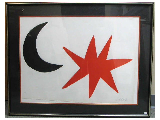 Appraisal: Alexander Calder - CT x Artist's Proof signed lower right