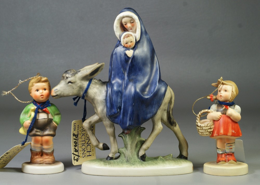 Appraisal: Goebel Flight into Egypt slight crazing Rob A TMK- and