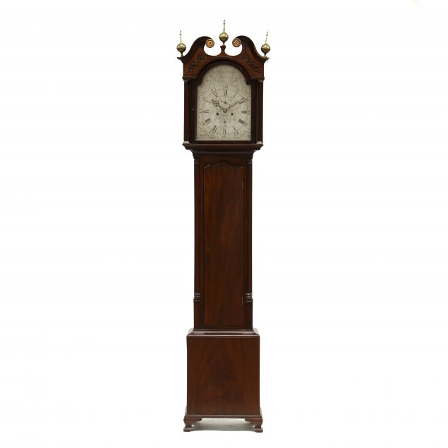 Appraisal: GEORGE III TALL CASE CLOCK JAMES BISHOP EDINBURGH Late th