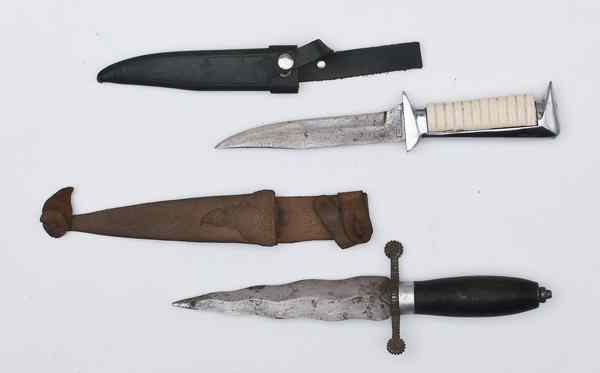 Appraisal: Assorted Knives Lot of Two Philippines kris with scabbard and