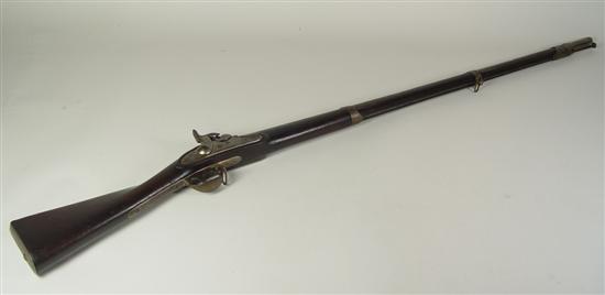 Appraisal: Harper's Ferry Musket Conversion Eagle cartouche over U S inspector's