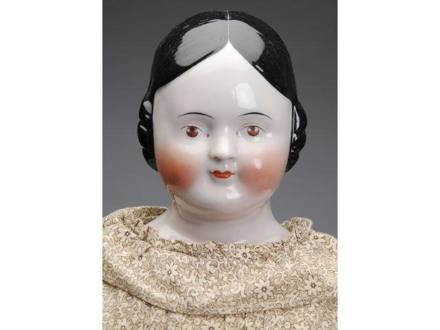 Appraisal: China Lady with Covered Wagon Hairstyle Germany ca a fine