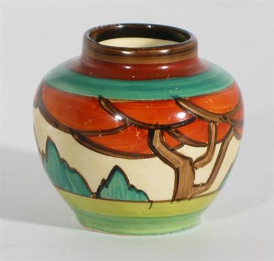 Appraisal: Limberlost' a Clarice Cliff Fantasque Bizarre miniature vase designed by