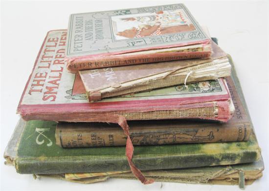 Appraisal: Lot of Books Beatrix Potter The Tale of Tittlemouse poor