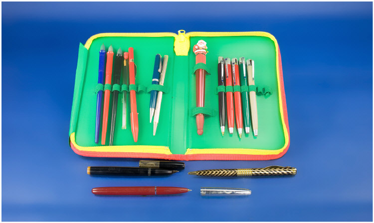 Appraisal: Collection of Pens and Pencils Including early Biro bayonet models