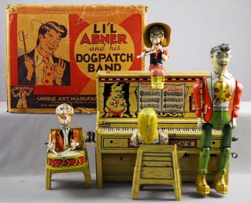 Appraisal: Unique Art Lil Abner Band Toy Description All original and