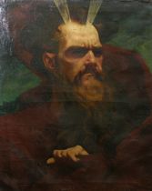 Appraisal: Unknown Artist Continental School Late th Century Moses Dramatic painting