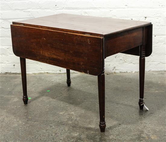 Appraisal: Sale Lot An American Walnut Drop Leaf Table th century