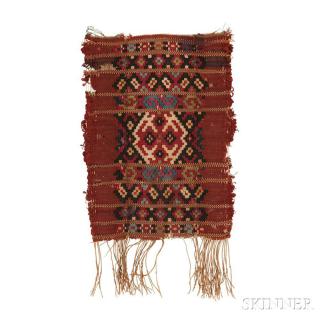 Appraisal: Anatolian Kilim Pushti Turkey c wool with cotton and silk