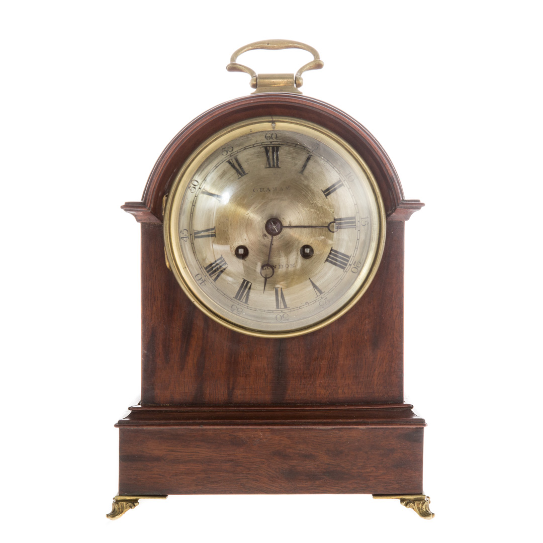 Appraisal: Victorian Regency style mahogany mantel clock second half- th century