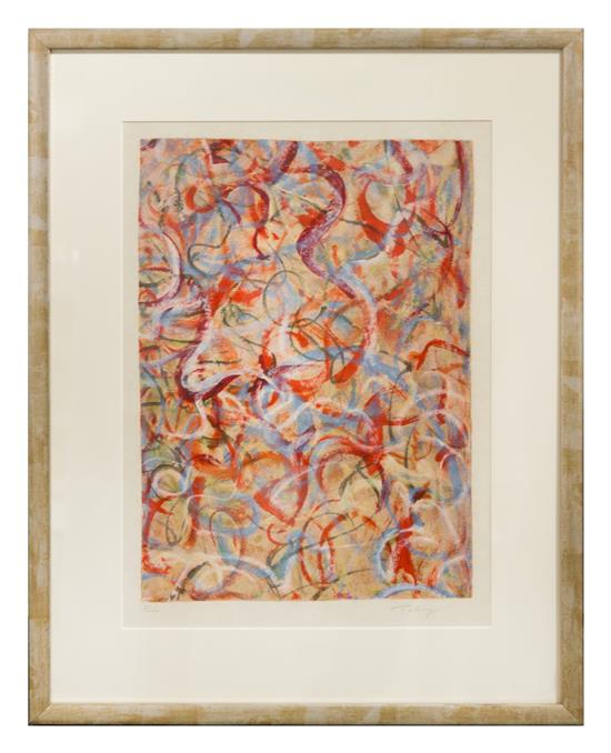 Appraisal: Sale Lot Mark Tobey American - Untitled color lithograph edition