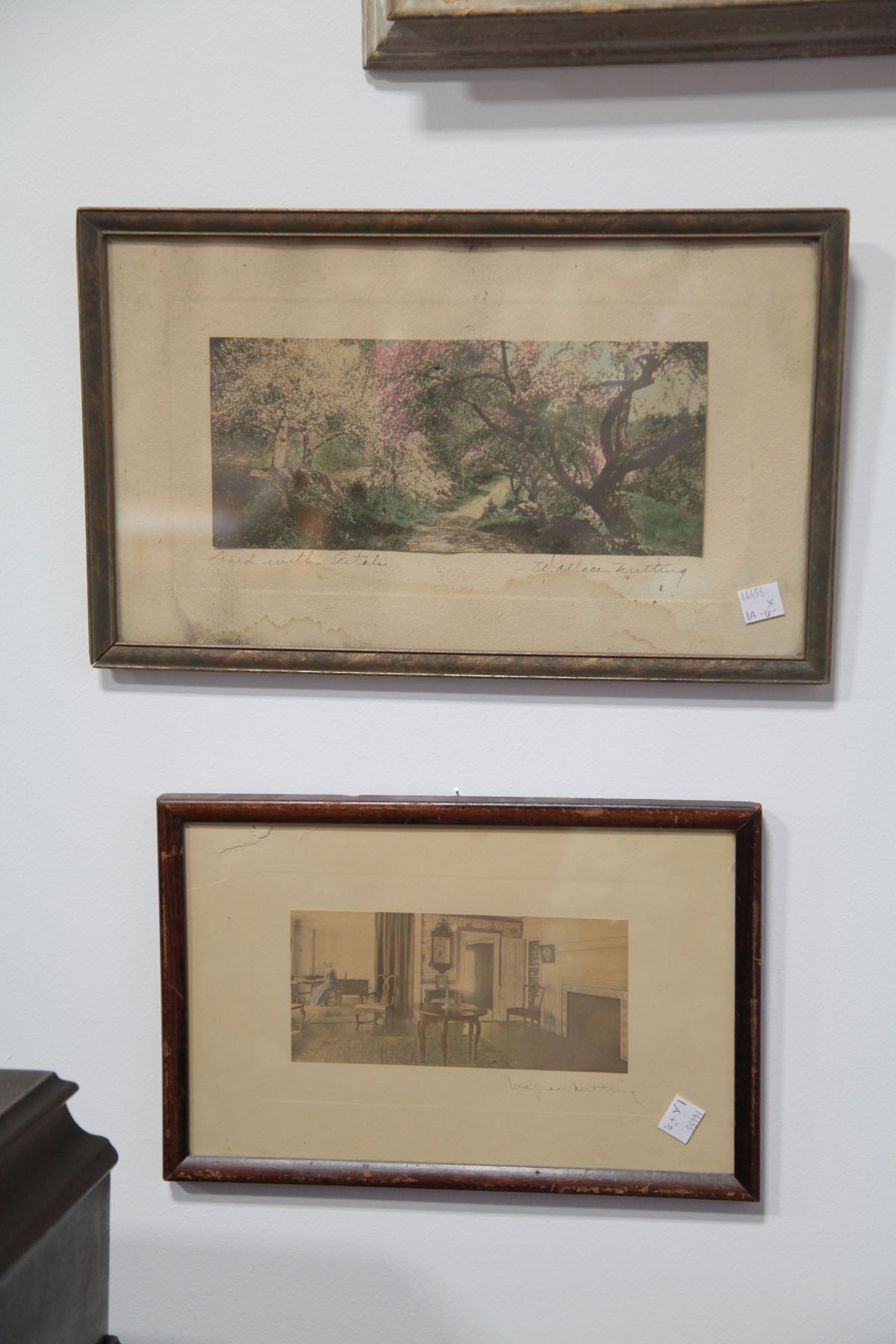 Appraisal: SIX FRAMED WALLACE NUTTING PRINTS American early th century Five