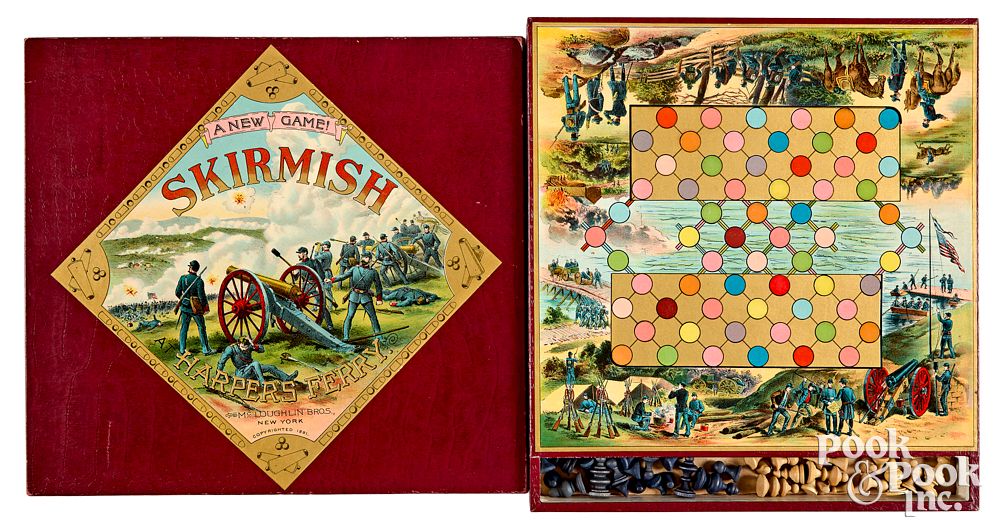 Appraisal: McLoughlin Bros New Game of Skirmish McLoughlin Bros New Game